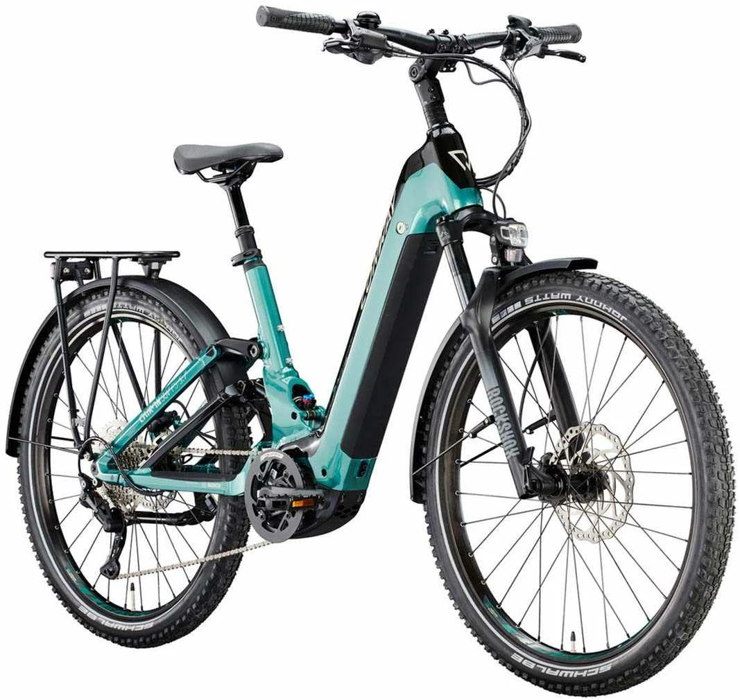 Conway Cairon SUV FS 5.7 625 Moos Metallic / Platin Matt E-Bike Fully Mountainbike Tiefeinsteiger â Bild 2