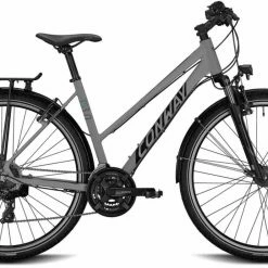Conway TS 3.0 Light Grey Matt / Moos Metallic Trekkingrad Damen