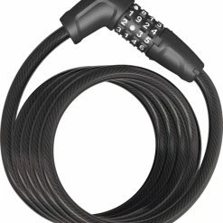 Abus Kabelschloss Tresor 6512C/180 Schwarz Ohne Halter