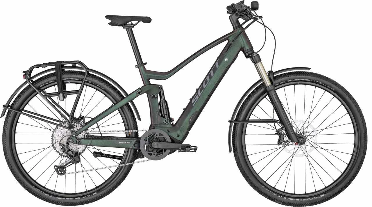 Scott Axis ERIDE FS Iridium Black / Reflective Silver E-Bike Fully Mountainbike Trekkingrad