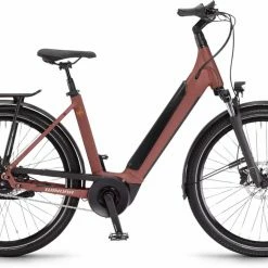 Winora Sinus N5f Maroonred Matt E-Bike Trekkingrad Tiefeinsteiger