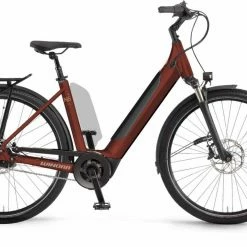 Winora Sinus N5f I625Wh Maroonred Matt E-Bike Trekkingrad Tiefeinsteiger