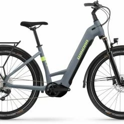 Winora Yucatan X10 Steelblue Matte E-Bike Trekkingrad Tiefeinsteiger