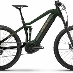 Haibike ALLTRAIL 4 29 Matte Green Metal / Gld Blk E-Bike Fully Mountainbike