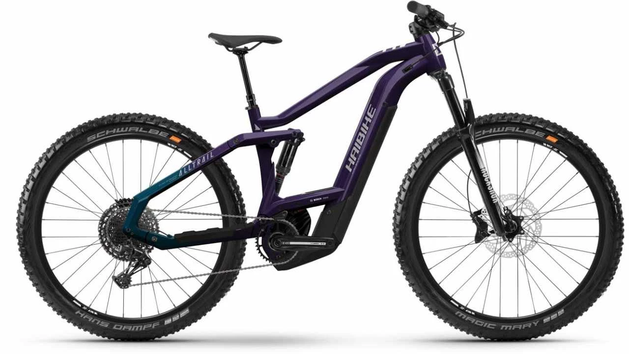 Haibike ALLTRAIL 8 29 Gloss Fade Purple Chrome E-Bike Fully Mountainbike