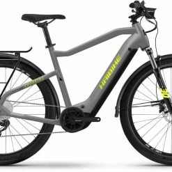 Haibike Trekking 6 Gloss Grey Neon / Ylw E-Bike Trekkingrad Herren