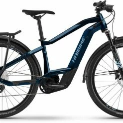 Haibike Trekking 8 Gloss Roy / Blue Met / Silver E-Bike Trekkingrad Herren