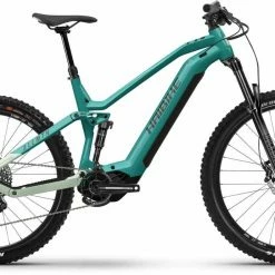 Haibike AllMtn 2 Gloss Aqua Green Blk E-Bike Fully Mountainbike