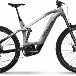 Haibike AllMtn CF 9 Gloss Grey Blk E-Bike Fully Mountainbike