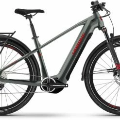 Haibike Trekking 5 Olive/red Gloss E-Bike Trekkingrad Herren