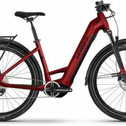 Haibike Trekking 5 Dynamite Red/black Gloss E-Bike Trekkingrad Tiefeinsteiger