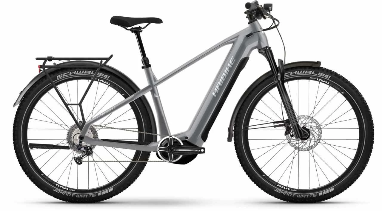 Haibike Trekking 7 Urban Grey/white Gloss E-Bike Trekkingrad Herren