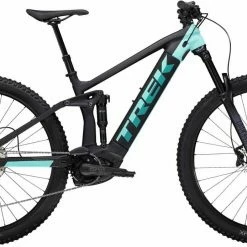 Trek Rail 5 625Wh Matte Trek Black / Miami Green E-Bike Fully Mountainbike