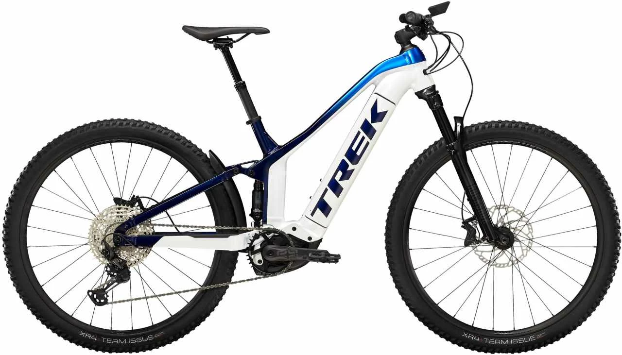 Trek Powerfly FS 7 Crystal White / Alpine-Dark Blue Fade E-Bike Fully Mountainbike
