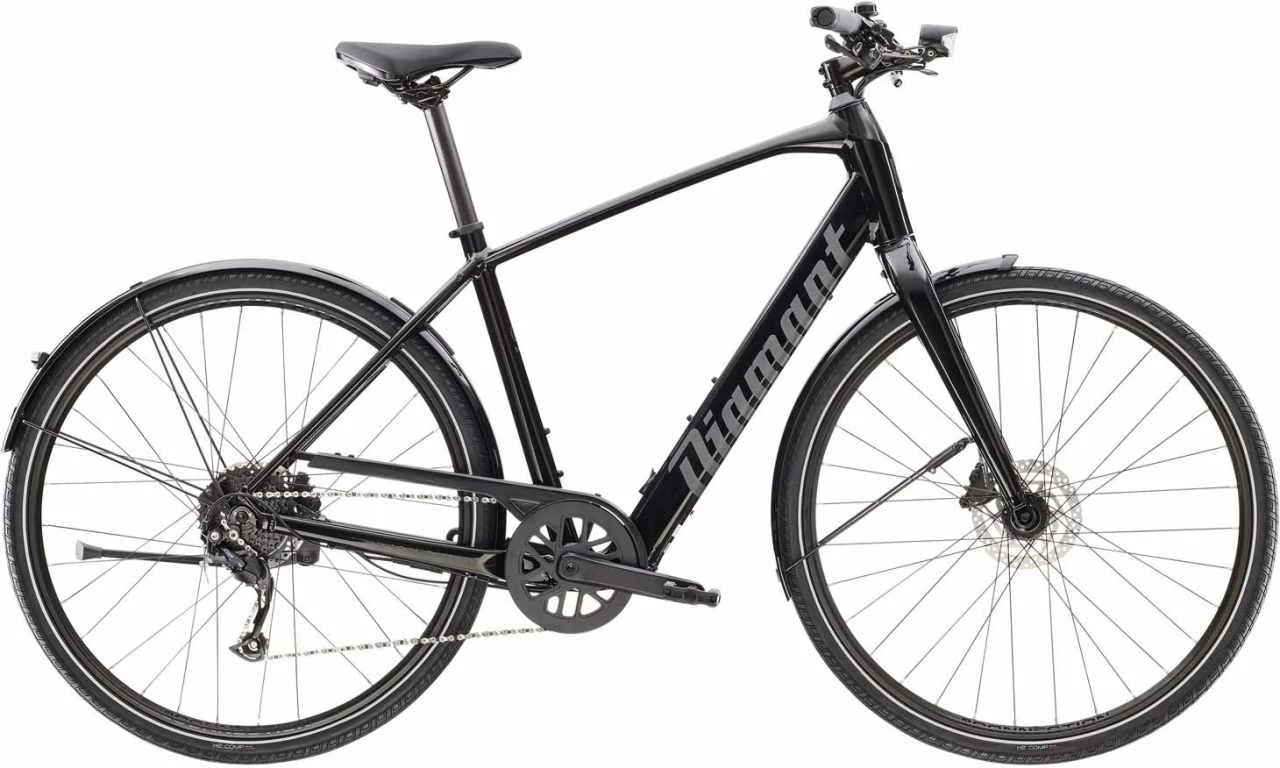 Diamant 365 (Highstep) Tiefschwarz E-Bike Trekkingrad Herren