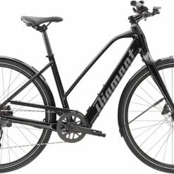 Diamant 365 Deluxe (Midstep) Tiefschwarz E-Bike Trekkingrad Damen