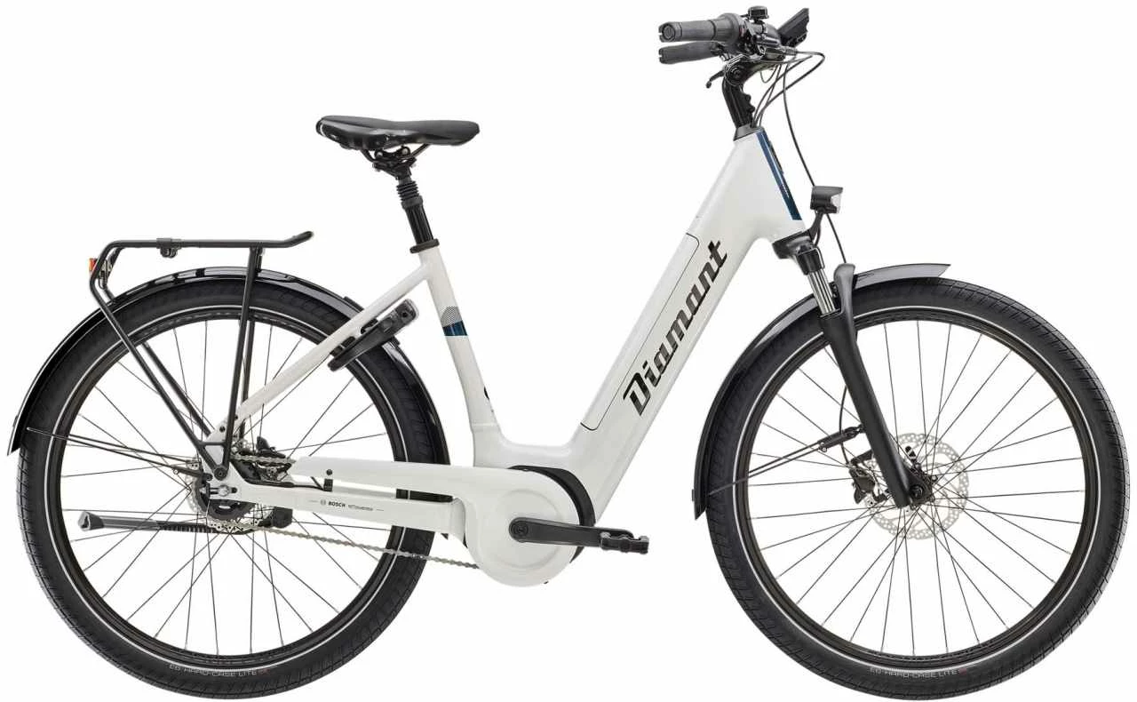 Diamant Beryll Gen 3 TIE 545Wh Weiss E-Bike Trekkingrad Tiefeinsteiger