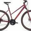 Cube Nature Darkred N Red Crossrad Damen