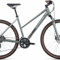 Cube Nature Pro Silvergreen N Black Crossrad Damen