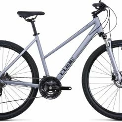 Cube Nature EXC Polarsilver N Black Crossrad Damen