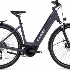 Cube Touring Hybrid ONE 625 Grey N White E-Bike Trekkingrad Tiefeinsteiger