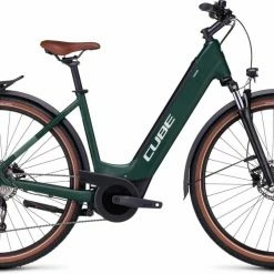Cube Touring Hybrid ONE 500 Darkgreen N Green E-Bike Trekkingrad Tiefeinsteiger