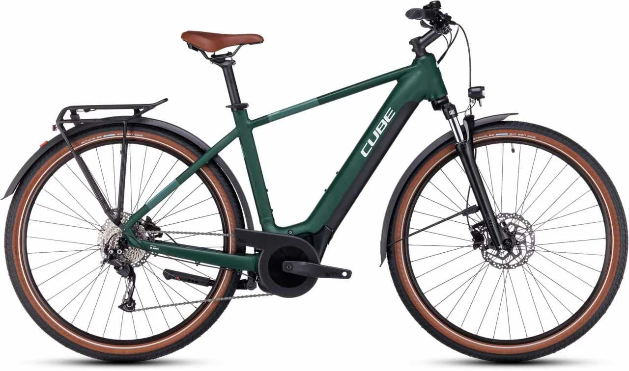 Cube Touring Hybrid ONE 625 Darkgreen N Green E-Bike Trekkingrad Herren
