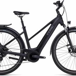 Cube Touring Hybrid Pro 625 Black N Metal E-Bike Trekkingrad Damen