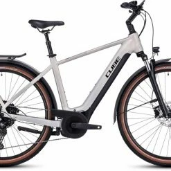 Cube Touring Hybrid Pro 625 Pearlysilver N Black E-Bike Trekkingrad Herren