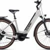 Cube Touring Hybrid Pro 625 Pearlysilver N Black E-Bike Trekkingrad Tiefeinsteiger