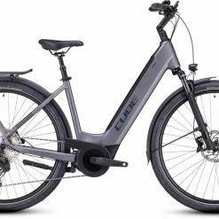 Cube Touring Hybrid EXC 500 Grey N Metal E-Bike Trekkingrad Tiefeinsteiger