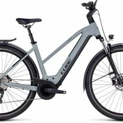 Cube Kathmandu Hybrid ONE 750 Swampgrey N Black E-Bike Trekkingrad Damen