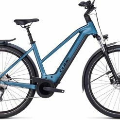 Cube Kathmandu Hybrid ONE 625 Blue N Black E-Bike Trekkingrad Damen