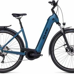 Cube Kathmandu Hybrid ONE 750 Blue N Black E-Bike Trekkingrad Tiefeinsteiger