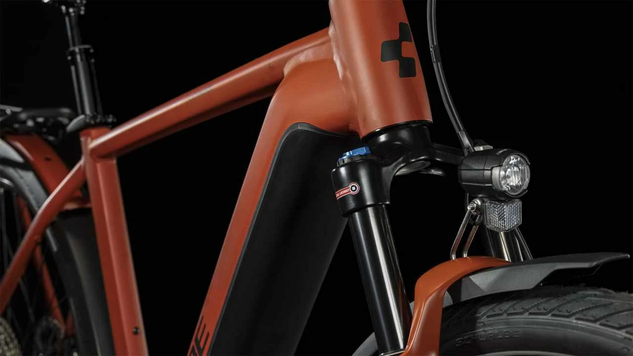 Cube Kathmandu Hybrid EXC 750 Red N Black E-Bike Trekkingrad Herren â Bild 6