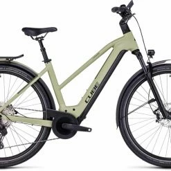 Cube Kathmandu Hybrid SLX 750 Green N Olive E-Bike Trekkingrad Damen