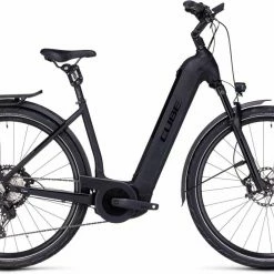 Cube Kathmandu Hybrid SLT 750 Black N Metal E-Bike Trekkingrad Tiefeinsteiger