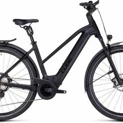 Cube Kathmandu Hybrid SLT 750 Black N Metal E-Bike Trekkingrad Damen
