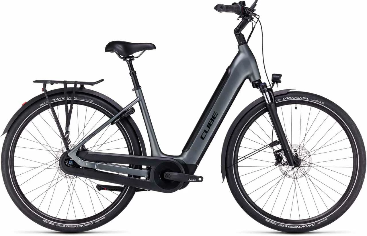 Cube Supreme Hybrid Pro 625 Flashgrey N Black E-Bike Trekkingrad Tiefeinsteiger