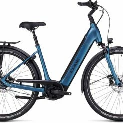 Cube Supreme Hybrid EXC 625 Blue N Black E-Bike Trekkingrad Tiefeinsteiger