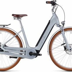 Cube Ella Cruise Hybrid 500 Metallicstone N Grey Retro E-Bike Trekkingrad Tiefeinsteiger