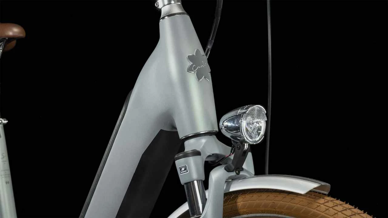Cube Ella Cruise Hybrid 500 Metallicstone N Grey Retro E-Bike Trekkingrad Tiefeinsteiger â Bild 5