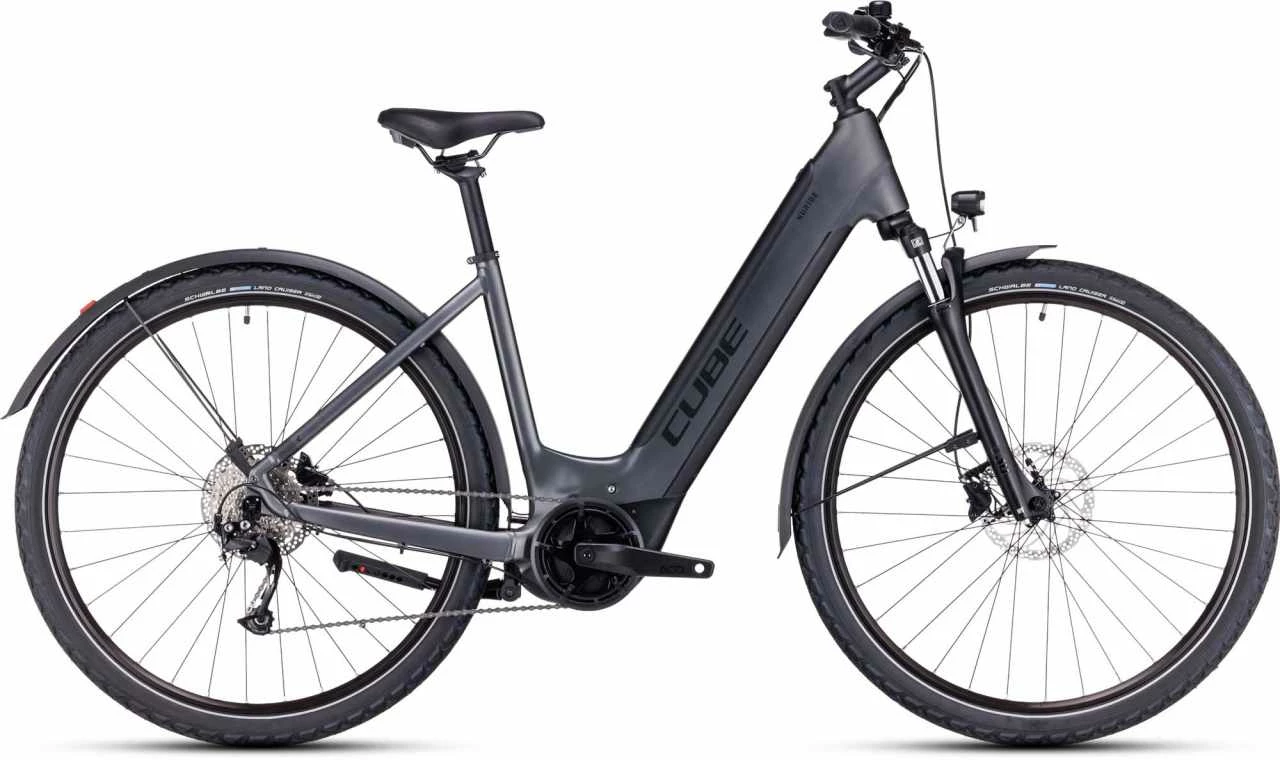 Cube Nuride Hybrid Performance 625 Allroad Graphite N Black E-Bike Trekkingrad Tiefeinsteiger