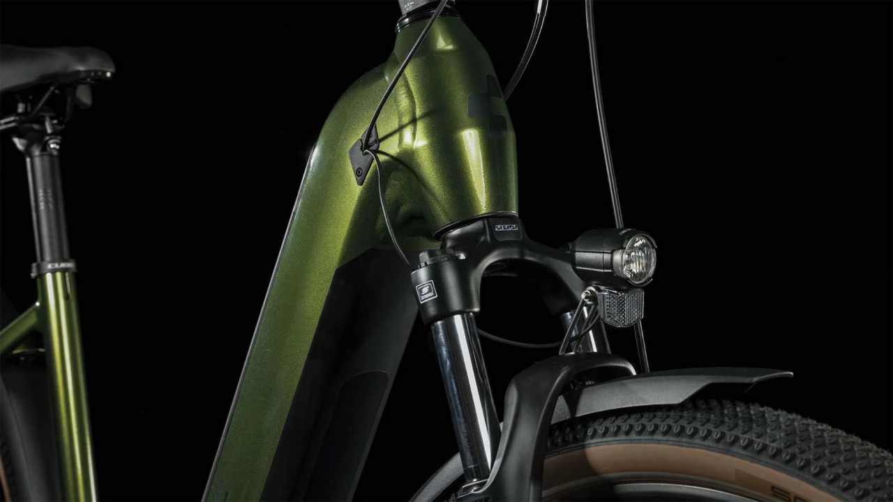 Cube Nuride Hybrid Pro 750 Allroad Shinymoss N Black E-Bike Trekkingrad Tiefeinsteiger â Bild 4
