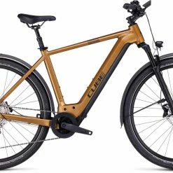 Cube Nuride Hybrid EXC 625 Allroad Caramel N Black E-Bike Trekkingrad Herren