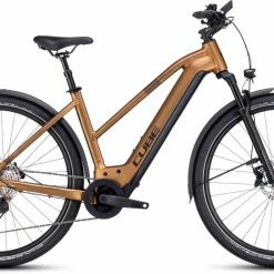 Cube Nuride Hybrid EXC 750 Allroad Caramel N Black E-Bike Trekkingrad Damen