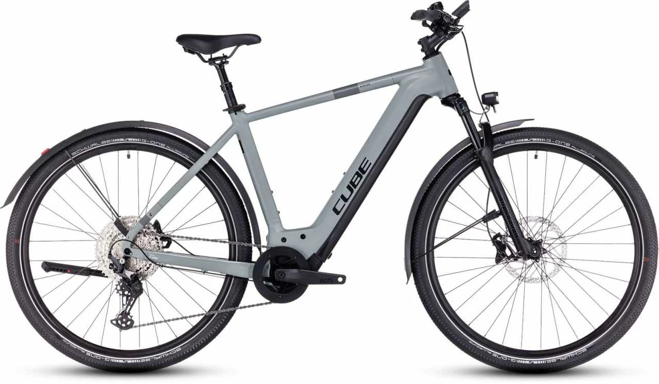 Cube Nuride Hybrid SLX 750 Allroad Grey N Black E-Bike Trekkingrad Herren