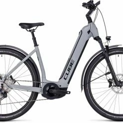 Cube Nuride Hybrid SLX 750 Allroad Grey N Black E-Bike Trekkingrad Tiefeinsteiger