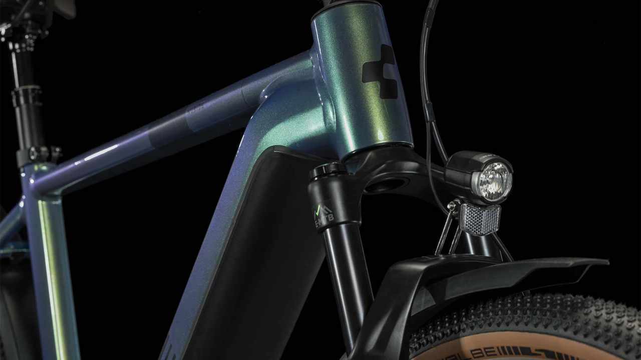 Cube Nuride Hybrid SLX 750 Allroad Verde N Black E-Bike Trekkingrad Herren â Bild 4