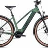 Cube Nuride Hybrid SLX 750 Allroad Verde N Black E-Bike Trekkingrad Damen